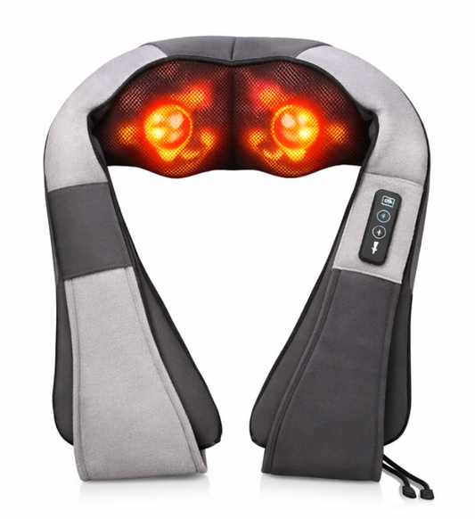 Electric Neck & Shoulder Massager for Pain Relief (Deep Tissue Heat Therapy)